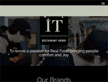 Tablet Screenshot of craveitrestaurants.com